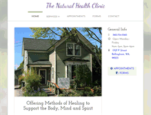 Tablet Screenshot of fstreetnaturalhealthclinic.com